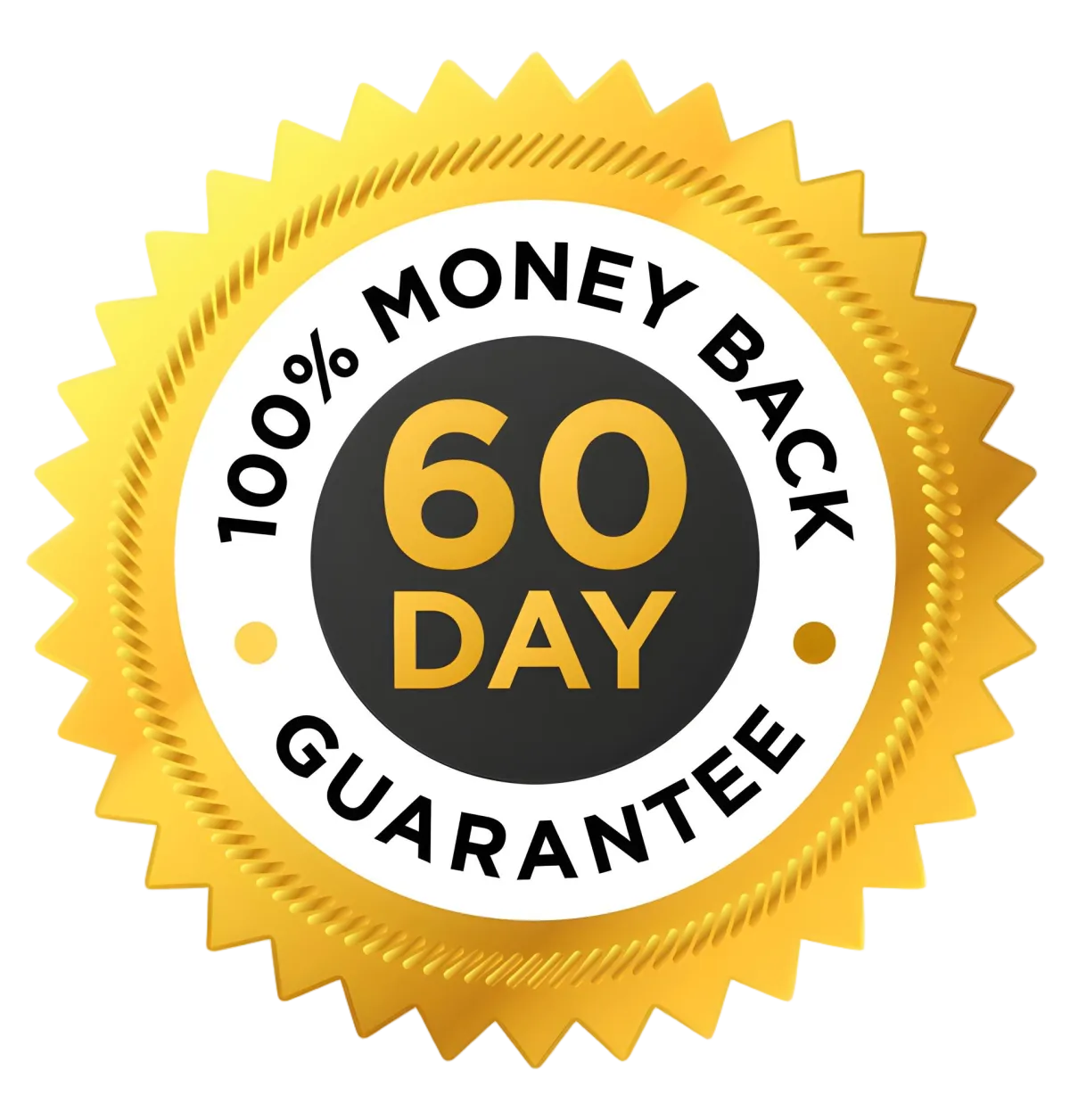 Glycopezil Drops 60 day money back guarantee badge